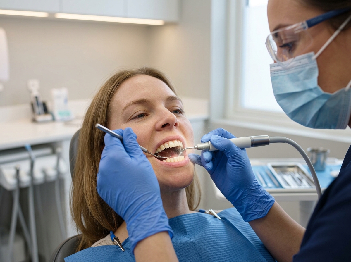 Profilaxis dental y aclaramiento led profesional