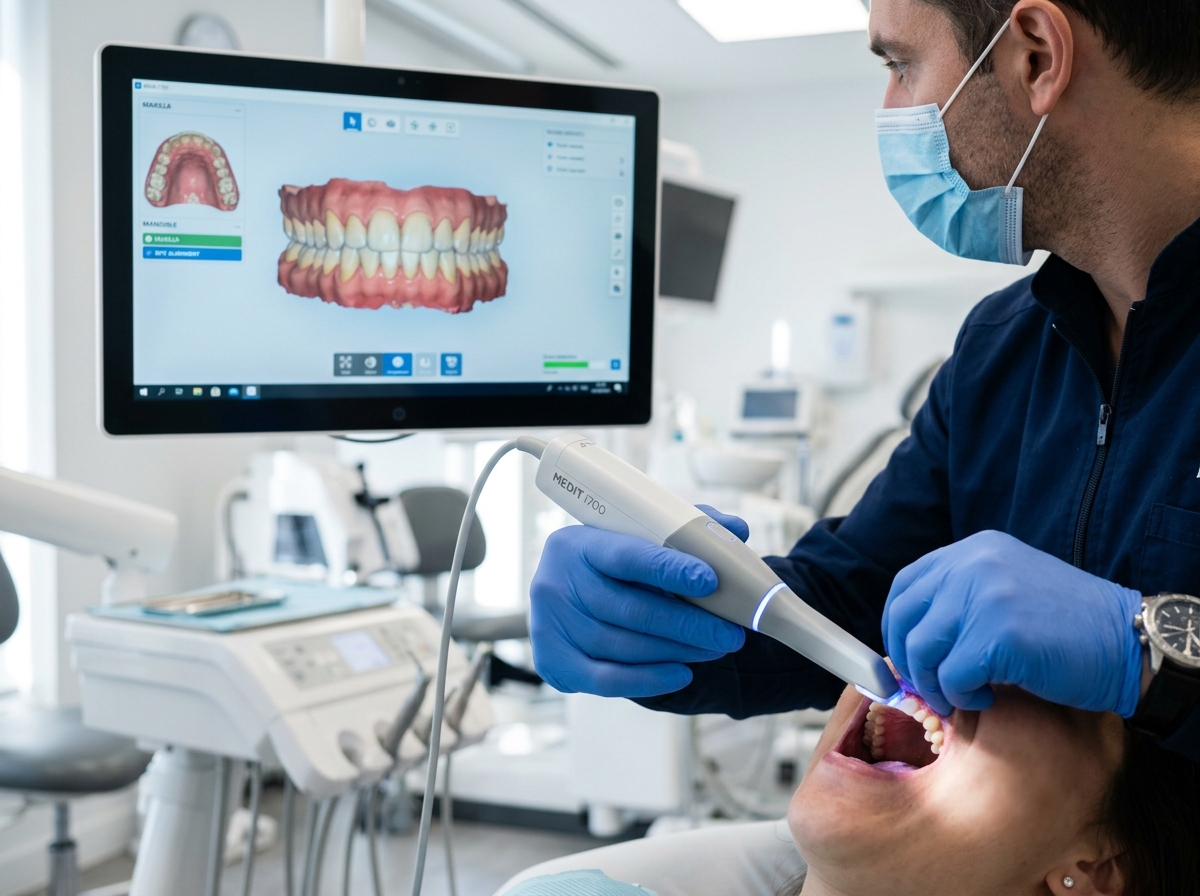 Escaneo intraoral digital 3D Medit